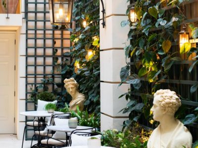 Kimpton Fitzroy London Social Events Venue Palm Court Seating Area