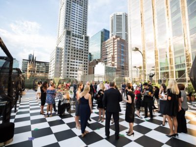 Grand Hyatt Melbourne Networking Event, Outside terrace