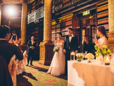 Royal Horseguards Hotel Wedding Venue, Gladstone Library, Photography by The Crawleys