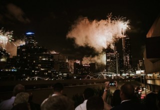 Aerial Melbourne New Year’s Eve, Outside