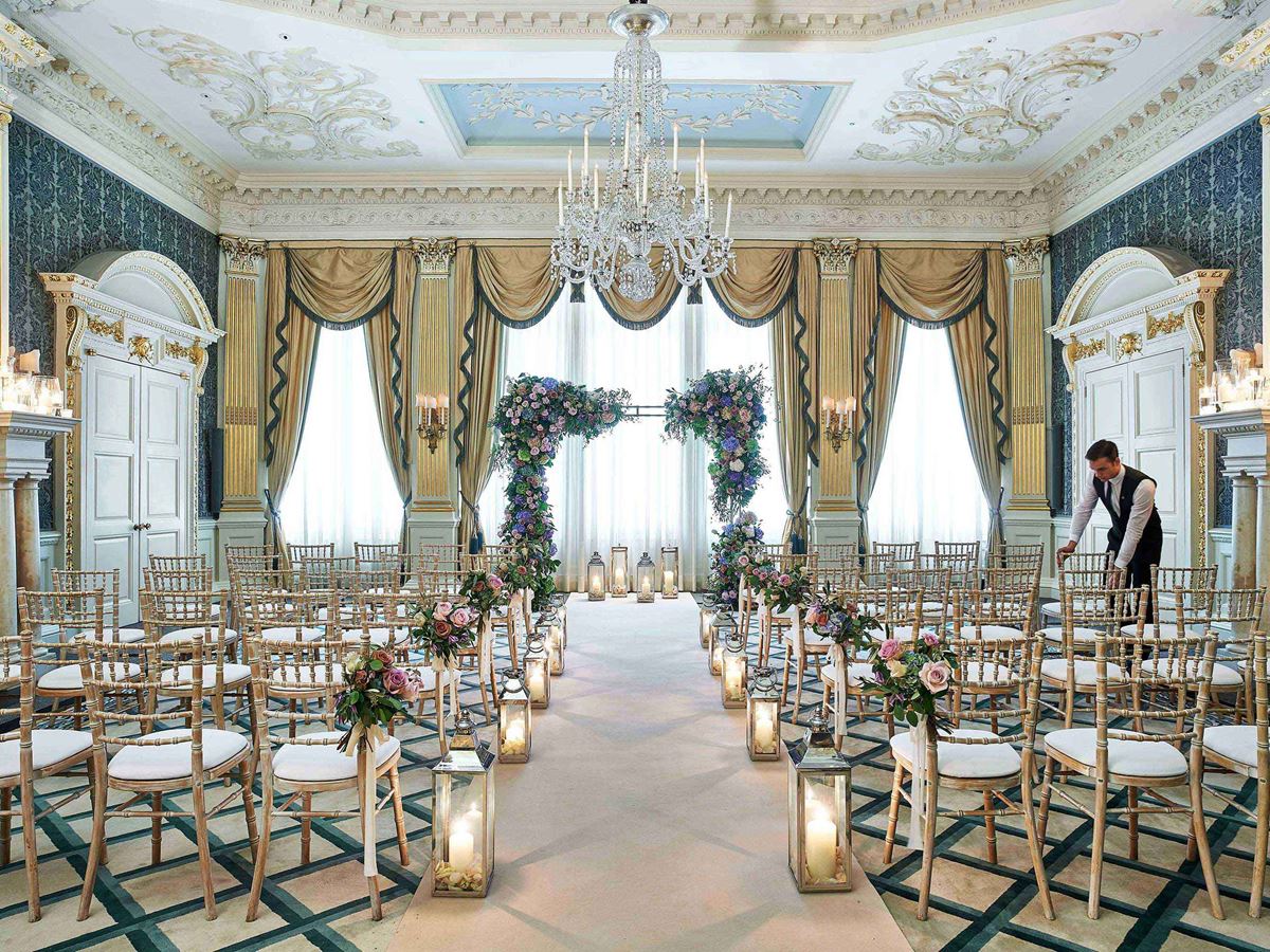 Claridge's London wedding venue Drawing Room
