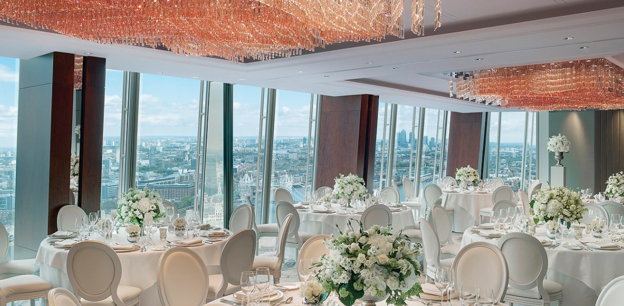 Shangri La The Shard London Luxury Wedding Venue Ren Room