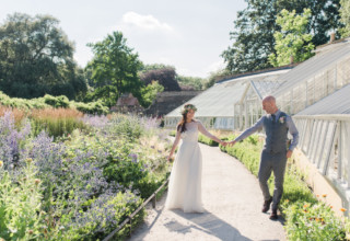 Fulham Palace Wedding Venue London, Bride & Groom, Marquee and Garden