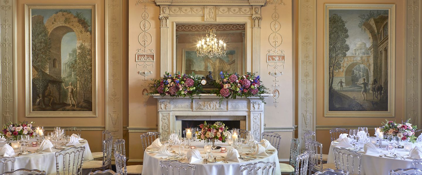 Home House London Wedding Venue Eating Room Dinner