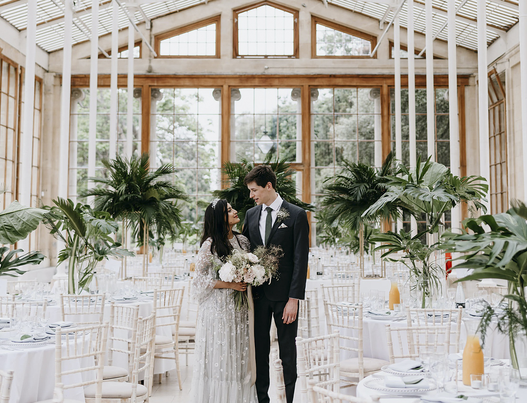 Modern London wedding venues with gardens Kew Gardens photo by Elaine Williams.jpg