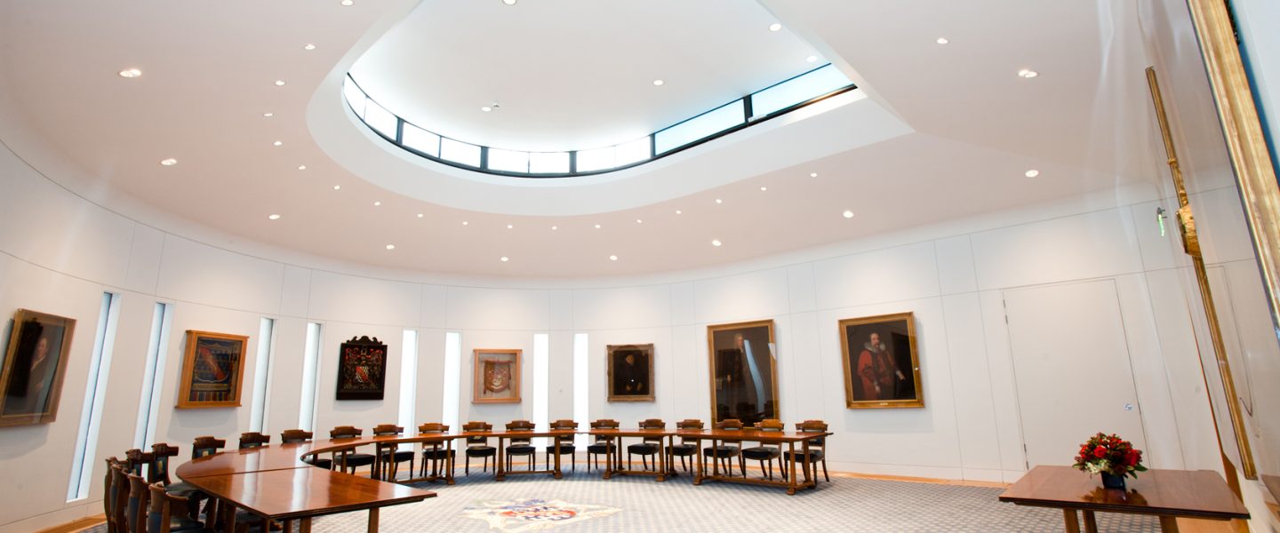 Court Room U shape meeting full room view 2 in Haberdasher's Hall London