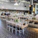 Dining Area At The Drift London Wedding