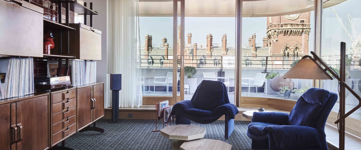8th Floor Townhouse Vinyl Library At The Standard, London Wedding