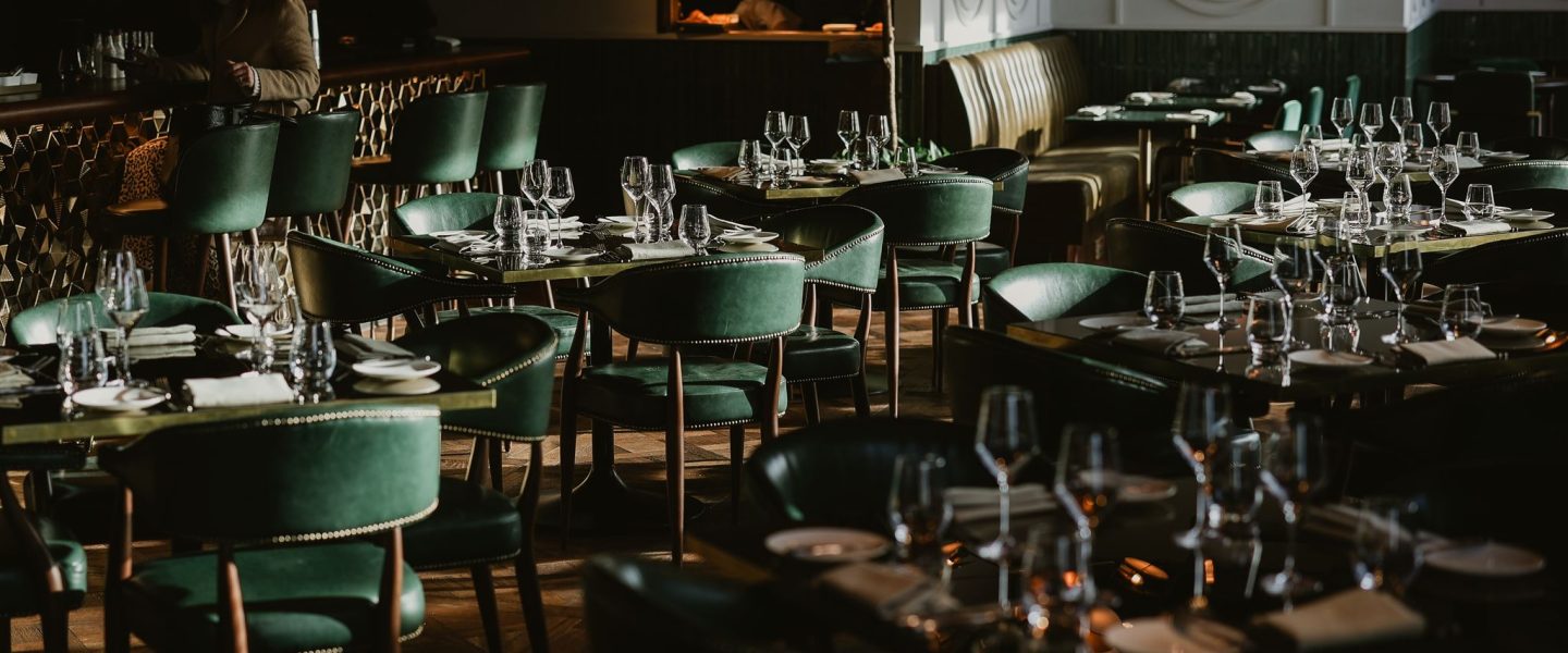 Tables And Chairs At Wagtail Rooftop Bar & Restaurant London Wedding