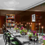 Long Table At Bulgari Hotel London Wedding