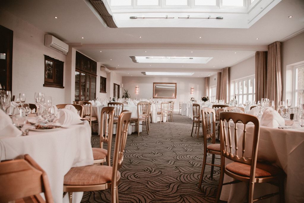 Dining Room At Prested Hall Essex Wedding