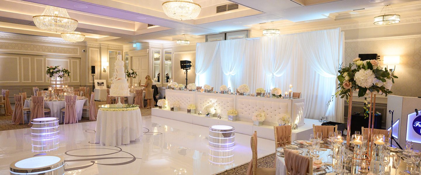 Dining Area At Down Hall Hotel, Spa & Estate Essex Wedding