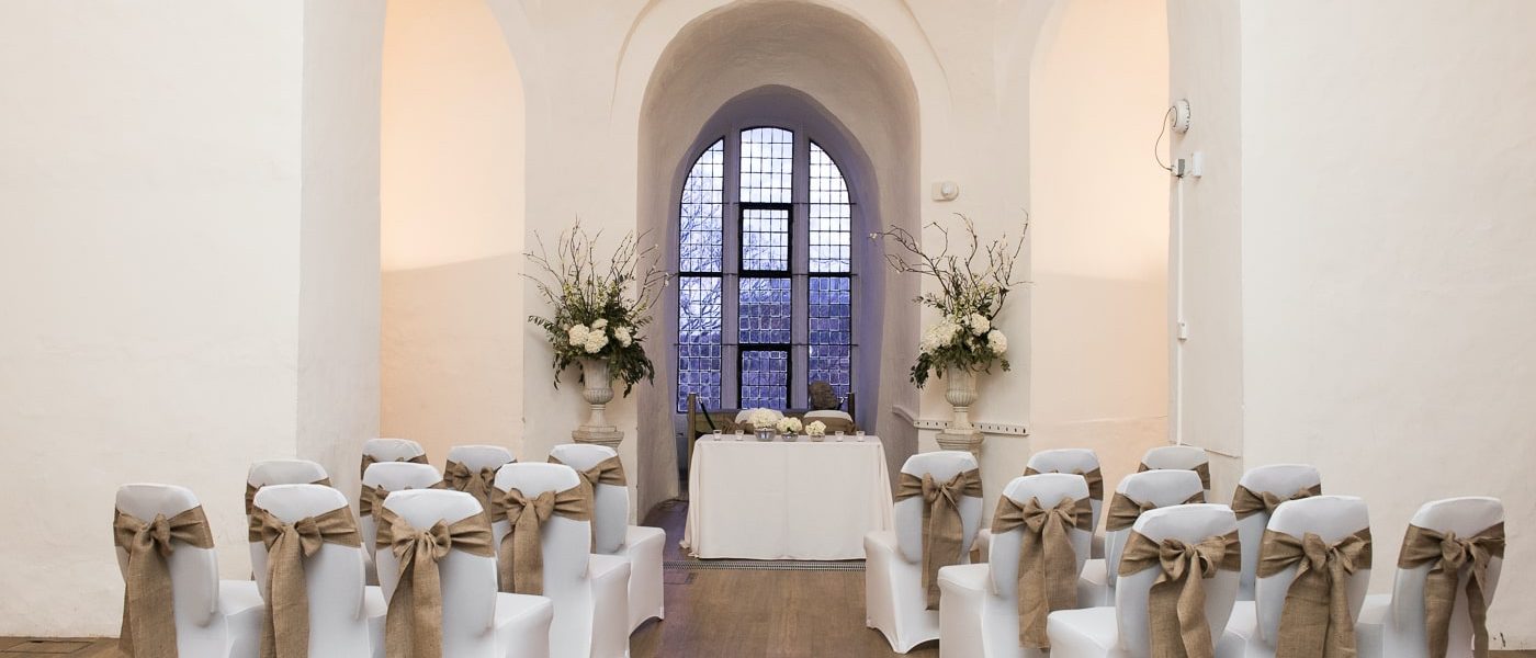 Chapel At Colchester Castle Wedding