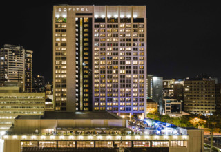 Sofitel Brisbane Central Wedding Photography Hotel Exterior