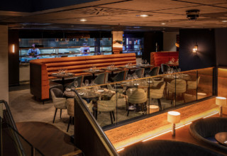 Gaucho Charlotte Street Wedding Photography Mezzanine