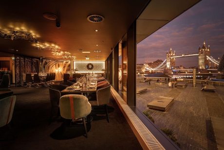 Top Floor At Gaucho Tower Bridge Wedding