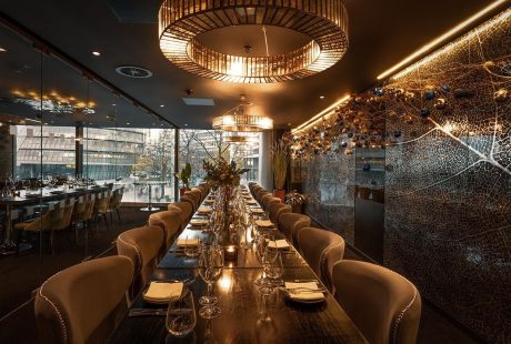 Dining Area At Gaucho Tower Bridge Wedding