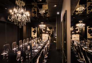 Long Table And Chairs At Gaucho at The O2 Event