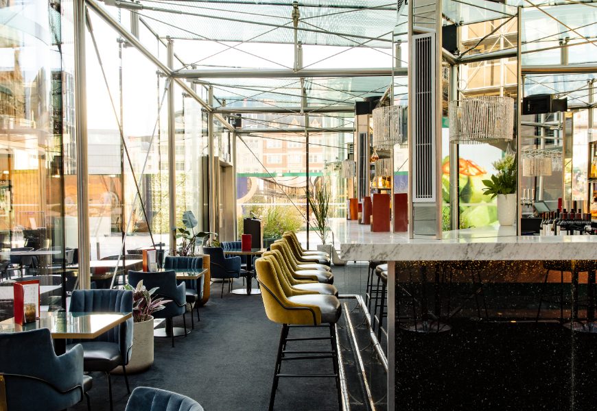 Dining At Gaucho Broadgate Event With High Chairs