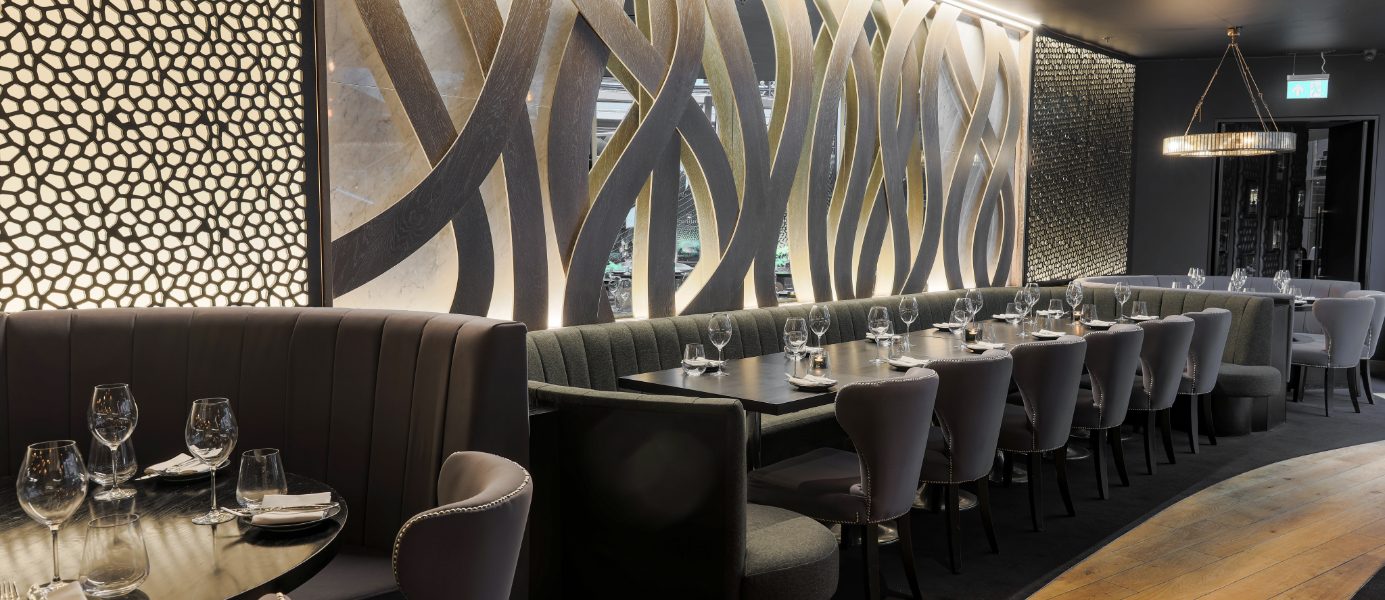Dining Tables & Chairs At Gaucho Broadgate Event