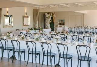 Lancemore Macedon Ranges Wedding Allie Aszodi Photographer Dining Area