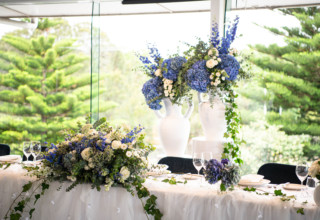 Georges River 16ft Sailing Club Wedding Photography Table With Flowers