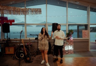 Bride And Groom At Black Rock Yacht Club