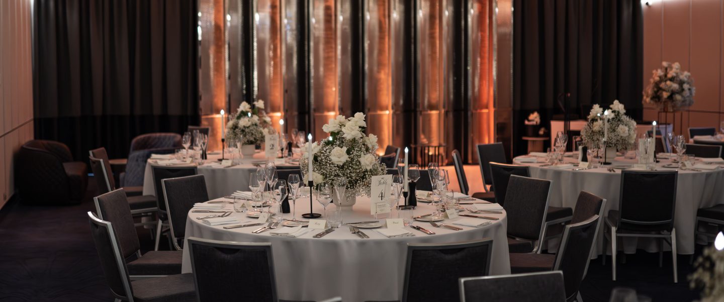 Banquet Uplighters At The Royce St Kilda Hotel