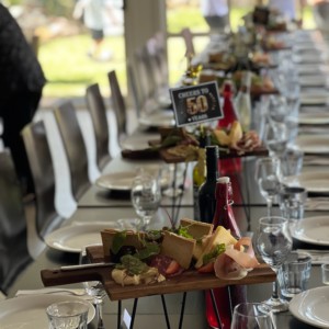 Long Table And Chairs At Ulyebury Wines