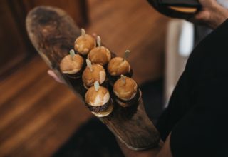 Town Hall Hotel Wedding Luke Hayden Photography Serving Food