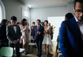 The Kettle Black Wedding Photography Bride, Groom And Guests