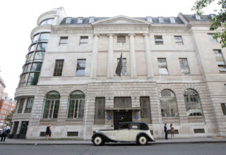 The Lansdowne Club Wedding Photography Exterior Car