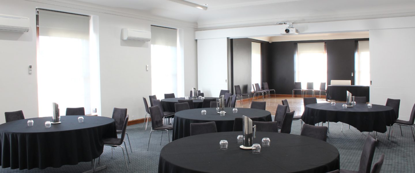 Sutherland Room Round Tables At HostCo