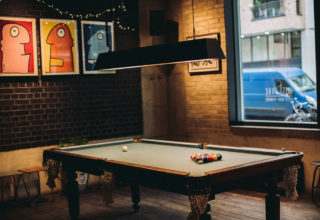 Heist Bank Wedding Photography Pool Shot