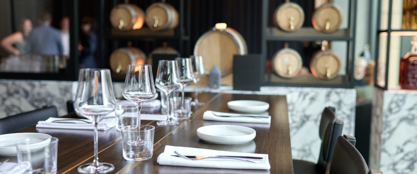 The Barrel Room Area At La Madonna Restaurant & Bar