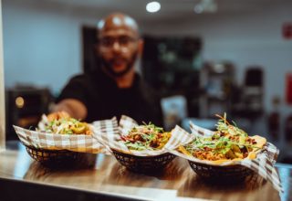 Arcana Brisbane Wedding Photography Serving Foods
