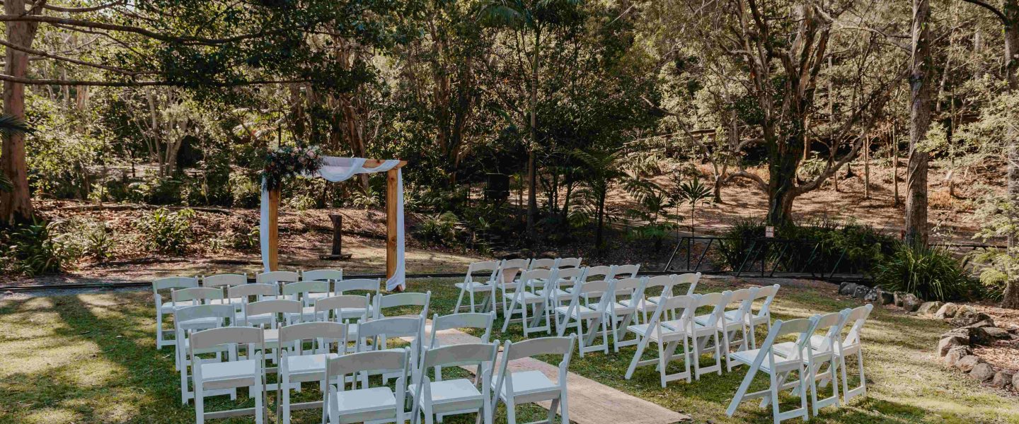 Ceremony Chairs At Currumbin Wildlife Sanctuary