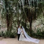 Outside Photo Bride And Groom At Currumbin Wildlife Sanctuary