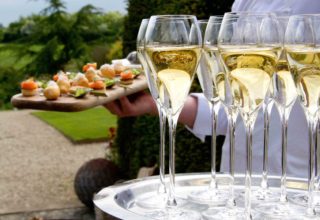 Whatley Manor Wedding Photography Serving Foods And Drinks