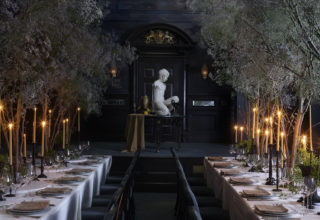 NoMad London Wedding Photography Magistrate’s Court Long Tables And Chairs