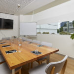 Table And Chairs At Industry Beans