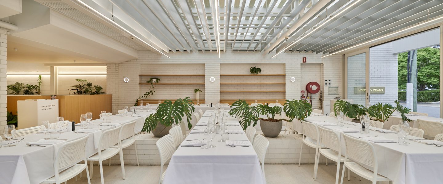 Tables Setup At Industry Beans