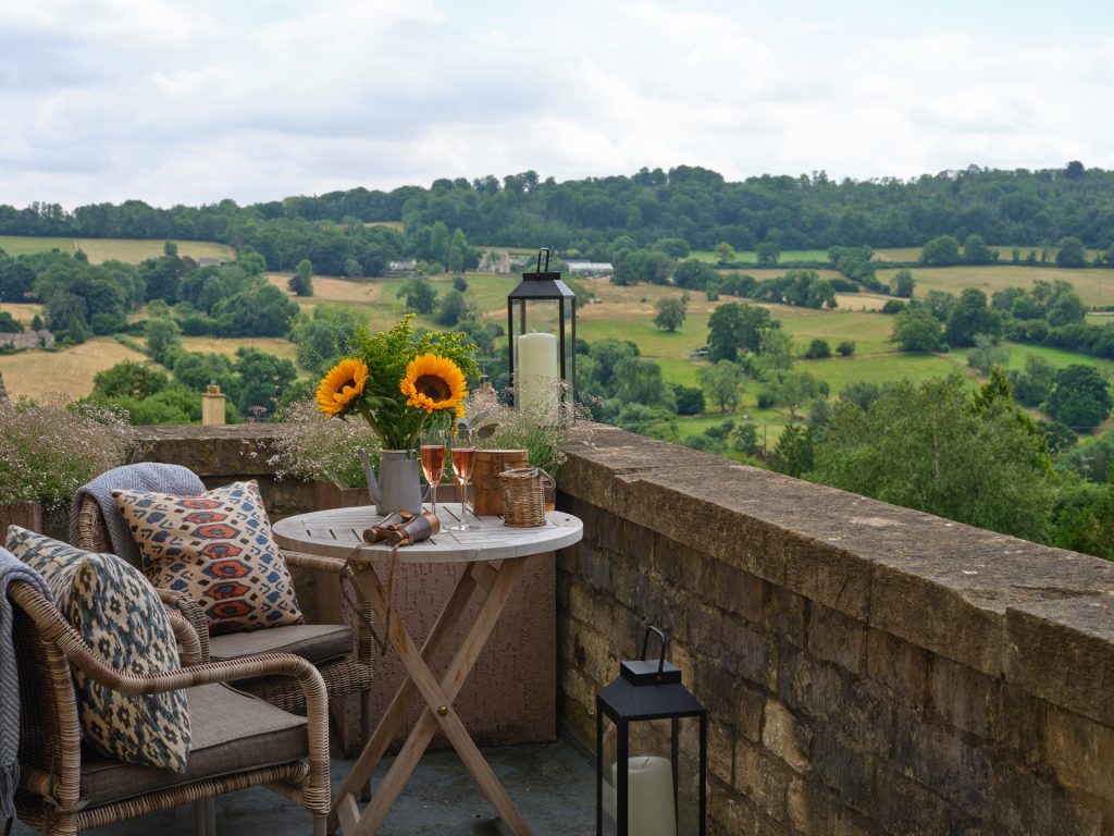 Outdoor Table And Chairs At Painswick Hotel