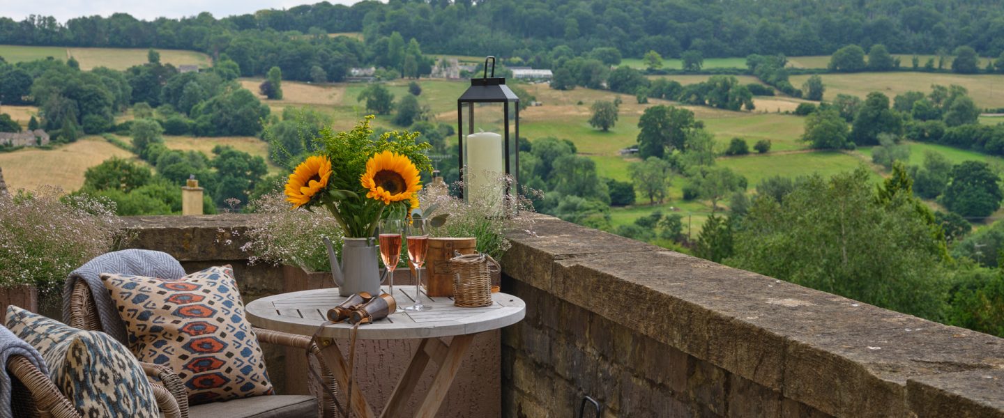 Outdoor Table And Chairs At Painswick Hotel