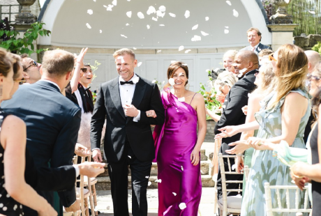 Ceremony Bride And Groom At Painswick Hotel