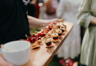 Larmer Tree Wedding Ben Goode Photography Canapes