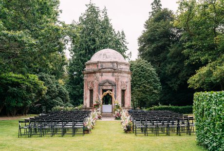 Ceremony Setup At Larmer Tree