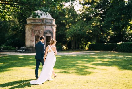 Couple Walking At Larmer Tree