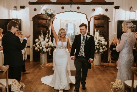 Smiling Newlywed At Larmer Tree