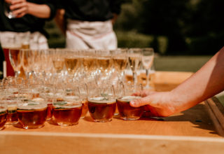 Larmer Tree Wedding Louisa Jane Photography Drinks